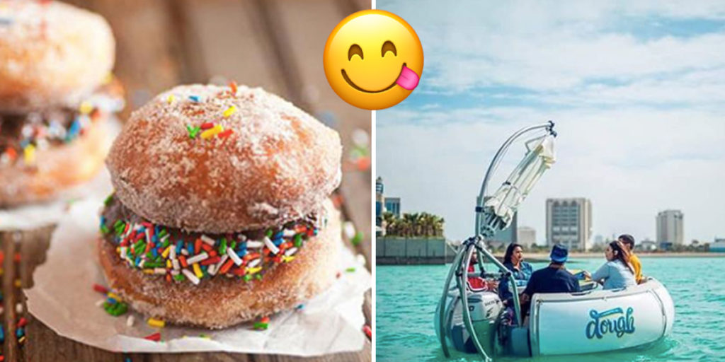 Ride Inside A Donut Boat While Eating Ice Cream Stuffed Donuts At This New Restaurant In Bahrain Bay