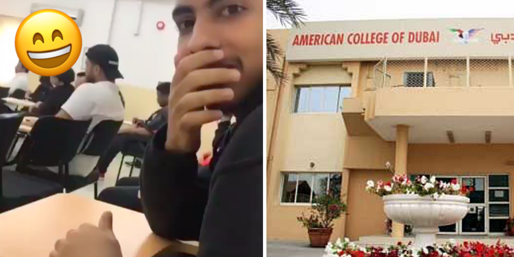 This Student In Dubai Went Viral On Tik Tok For Interrupting Class By Doing This