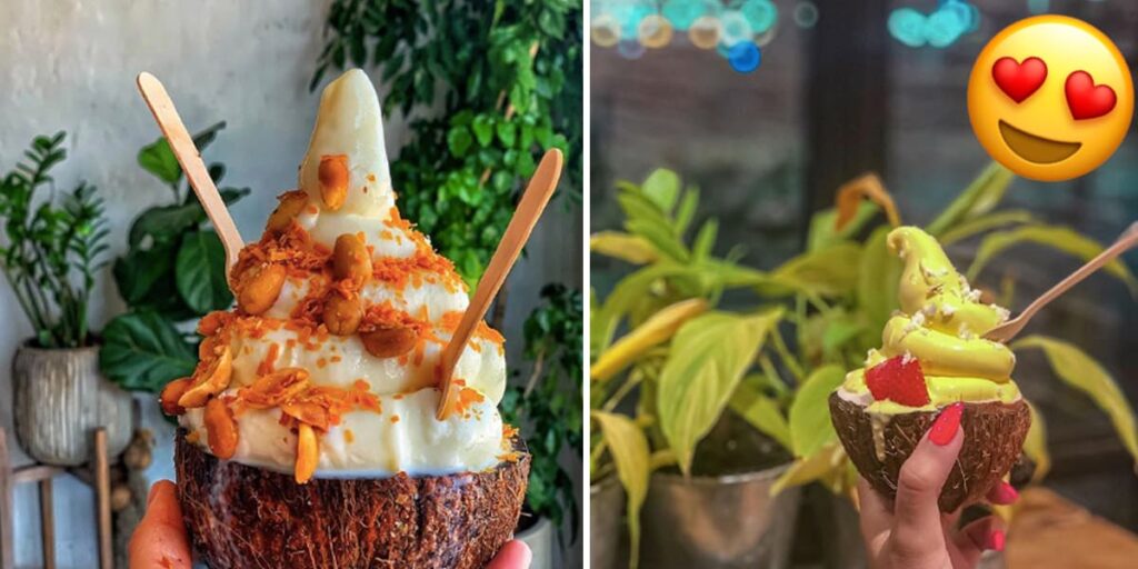 Do This Before The Summer Ends: Get Sorbet Served Inside A Coconut Shell At This Bahraini Ice Cream Shop