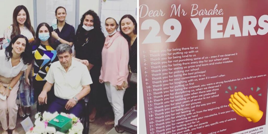 A Retiring Teacher Of 29 Years Was Celebrated By His Students In The Sweetest Way Possible