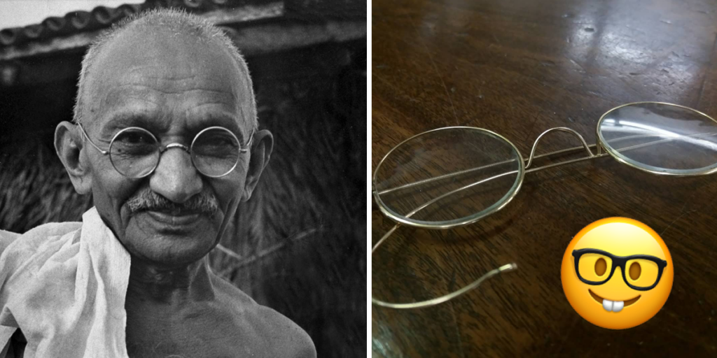 Gandhi’s Glasses Worth Over BHD 24K Are Going Up For Auction This Month