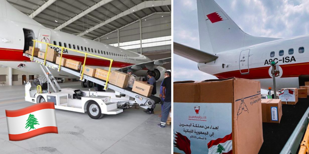 Bahrain And Local Businesses Are Donating Aid To Lebanon In Act Of Solidarity