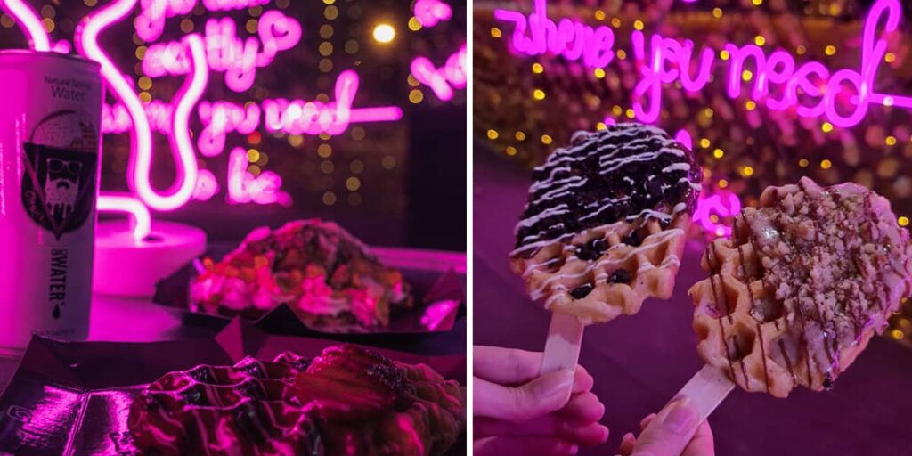 This Food Truck Is Serving Up Cool Dessert Concepts In A Land Of Neon