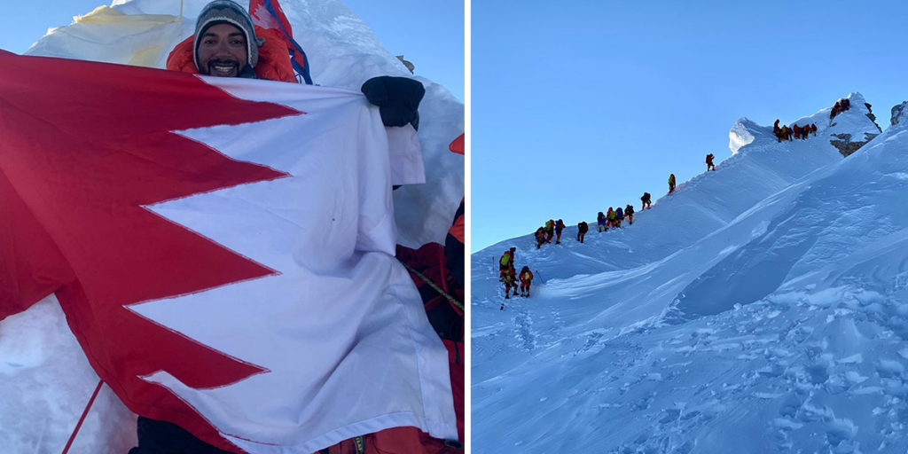 Bahrain Everest Team Raises Flag At The Summit Of Mt Manaslu
