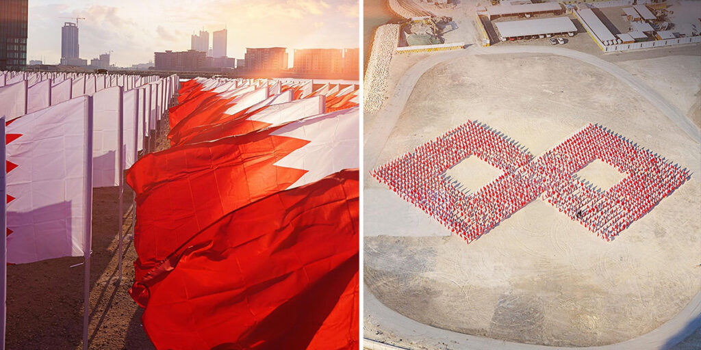 You Have To See This Flag Garden Celebrating Bahrain National Day All Month
