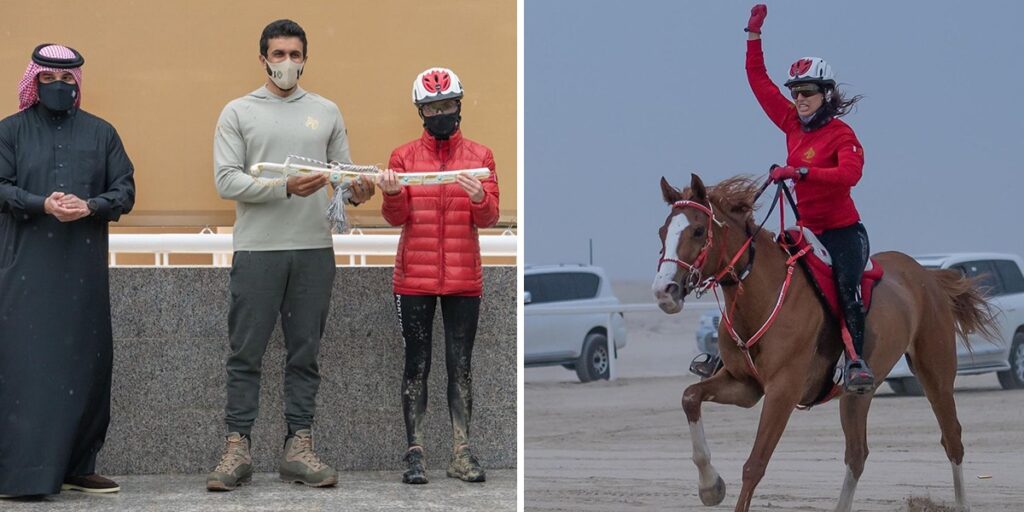 This Bahraini Woman Was The Champ Of HM King Hamad’s Endurance Festival Race