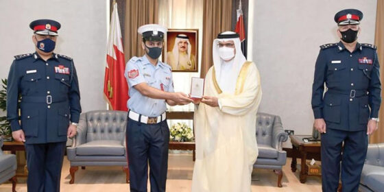 This Bahraini Policeman Was Honored For Saving a Child from a Cannon Mishap