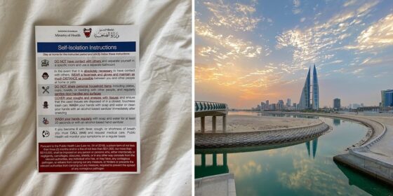 Update: These Are the Quarantine Protocols to Follow in Bahrain
