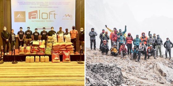Community: The Bahrain Everest Team Just Donated Supplies to Nepal’s Needy