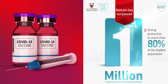 Great News: Bahrain Officially Crossed the 1 Million Mark for First Vaccination Doses