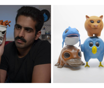 Bahraini artist with coolest toys