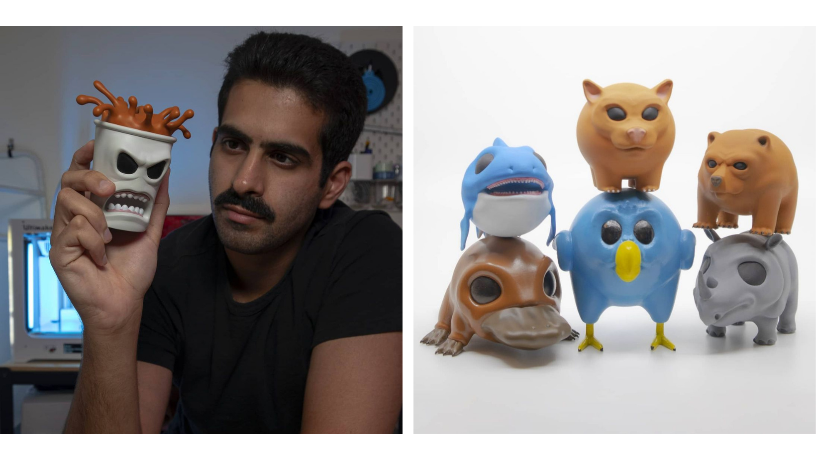 Bahraini artist with coolest toys