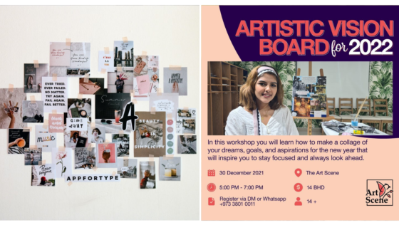 Make Your Own Artistic Vision Board for 2022 With This Workshop in Bahrain