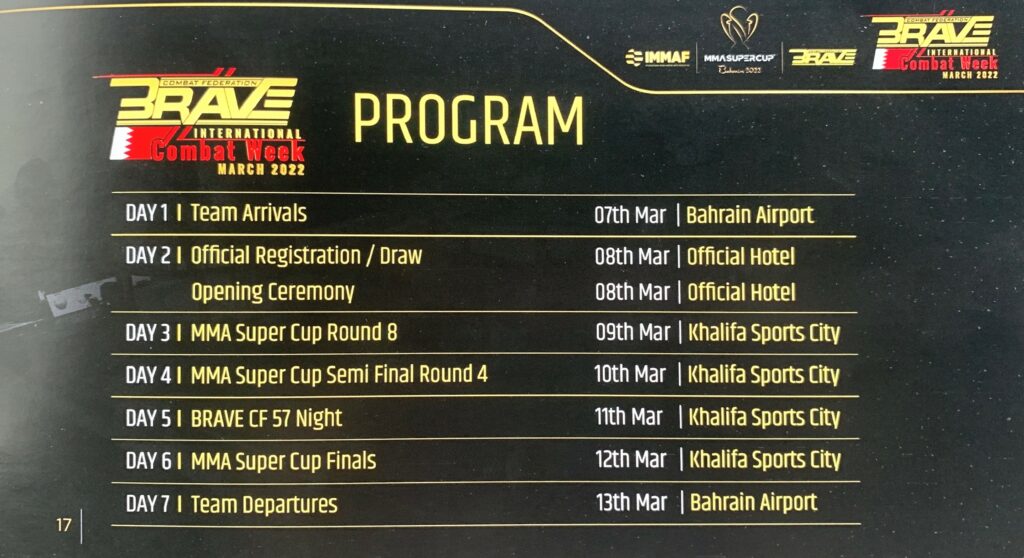 Bahrain MMA Super Cup
