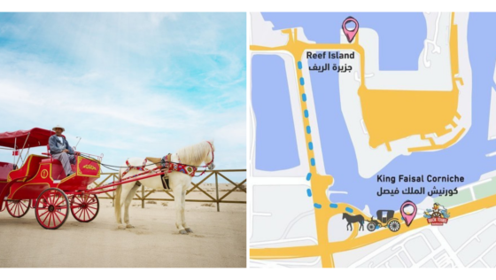 You Can Now Enjoy the Outdoors With a Horse Carriage Ride On King Faisal Corniche!