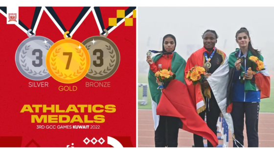 Team Bahrain Shines With 13 Medals on the First Day of GCC Games 2022