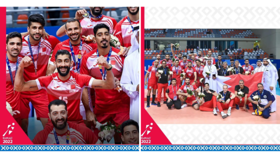 Bahrain’s National Volleyball Team Has Won a Silver Medal at the GCC Games in Kuwait