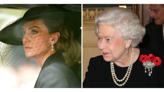 Kate Middleton Wore the Bahrain Pearl Drop Earrings to the Funeral of the Queen in a Subtle Tribute