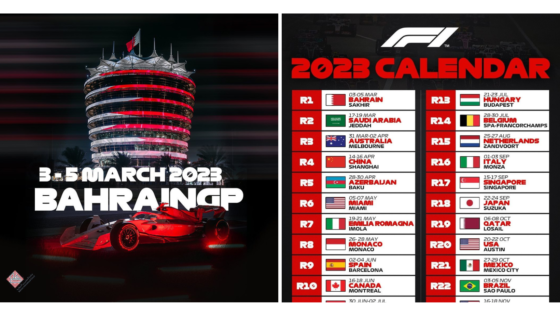 F1 2023 Race Calendar Has Just Been Released & Bahrain Is Scheduled to Open the Season!
