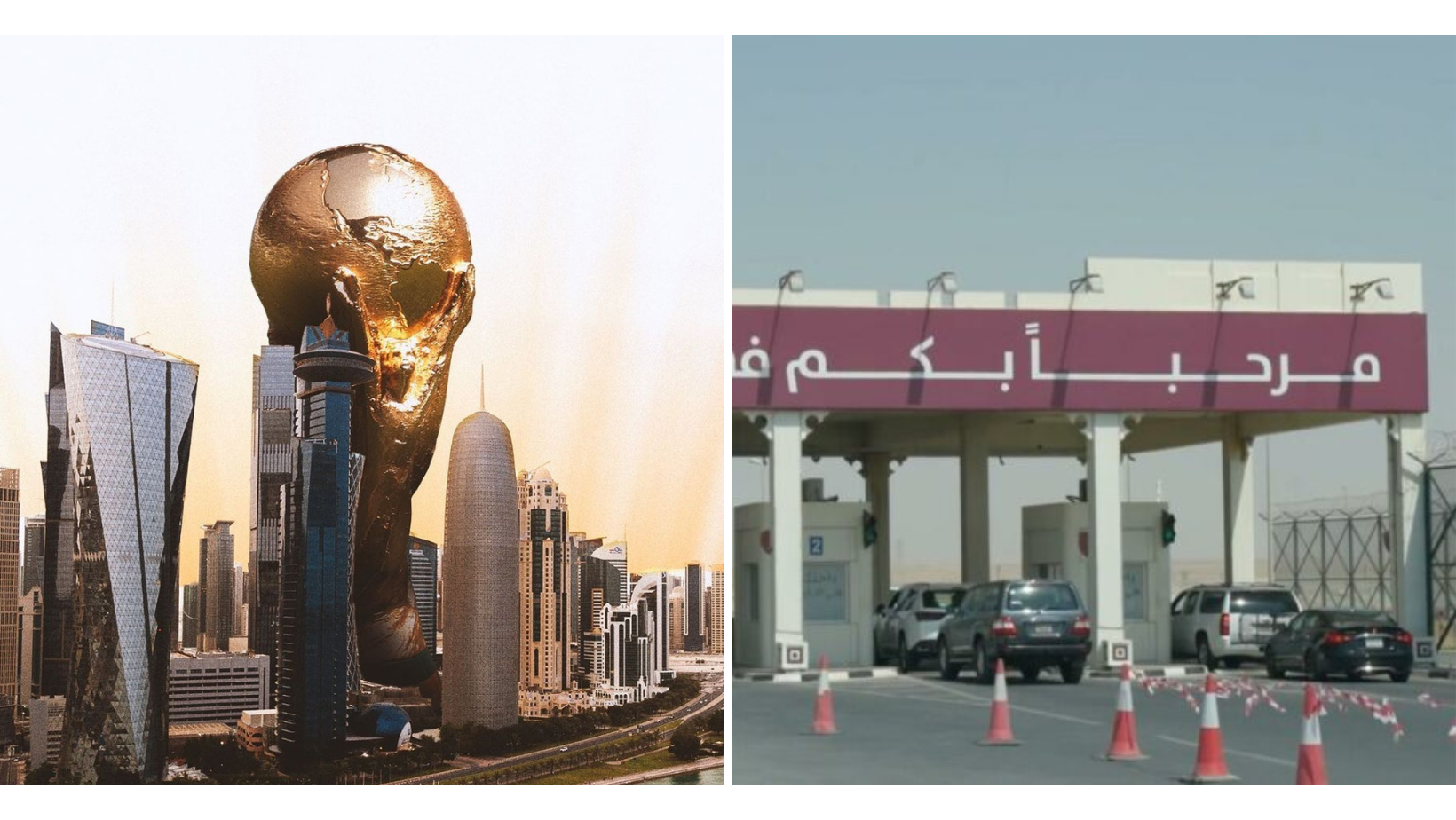World Cup in Qatar 2022 from Bahrain to Qatar by car land