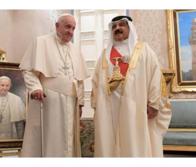 pope francis visit ti Bahrain statistics
