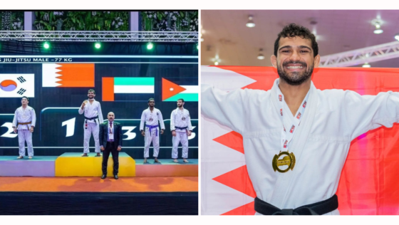 Spotlight! Bahrain’s Ali Monfaradi Wins a Gold Medal at the 2023 Asian Jiu Jitsu Championship