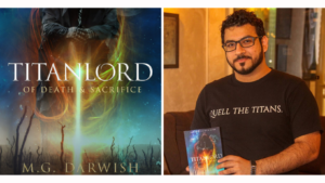 Mohamed Dervish, TitanLord, Griffin Hickrow, heroic journey, Greek mythology, Japanese mythology, teenage prophecy, reckoning stage, charity, bahrain, localbh, local bahrain