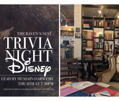 Disney trivia night, Raven's Nest, Thursday event, Disney enthusiasts, prizes, complimentary drink, smartphone required, fun competition, localbh, local bahrain, fun things to do in bahrain, things to do bahrain