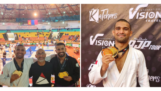 Jiu-Jitsu Champs: Ali Monfaradi and Mahmood Alnajjar Bring Home Four Gold Medals!