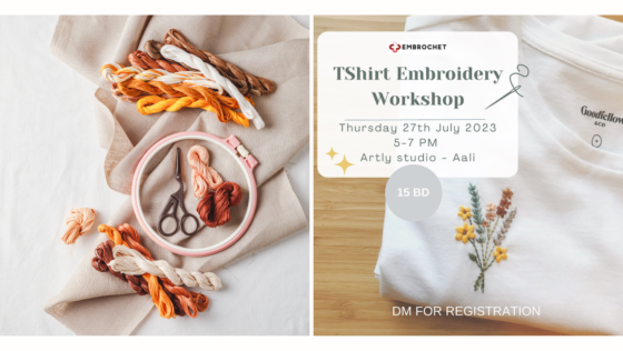 Elevate Your Style Game With This Embroidery Workshop Happening Today!