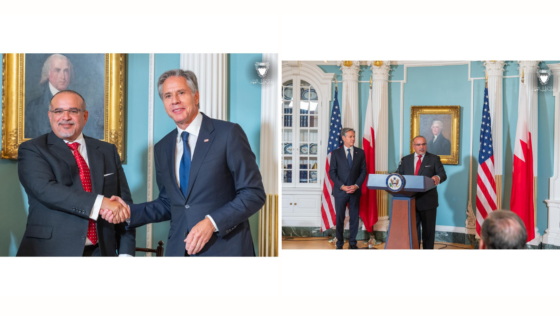 HRH Prince Salman and U.S. Secretary of State Sign Historic Bahrain-U.S. Bilateral Agreement