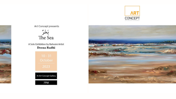 Dive Into ‘The Sea’! Check Out This Bahraini Artist’s Solo Exhibition in Adliya