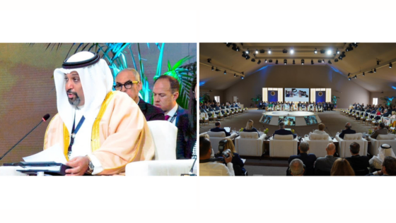 HE Sh Salman Emphasizes Global Cooperation for Economic Growth at 2023 Meetings in Morocco