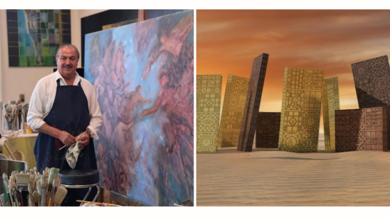 Bahraini Artist Sh Rashid Al Khalifa Will Showcase His Work at the Pyramids of Giza