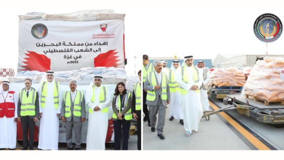 Hope & Support! Bahrain Sends First Relief Aid Shipment to Gaza