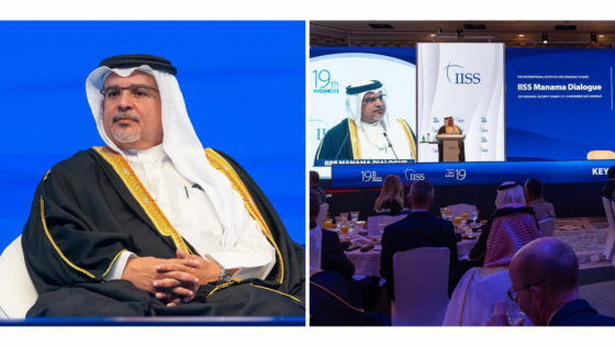 HRH Prince Salman Delivers Keynote Address at  the IISS Manama Dialogue 2023