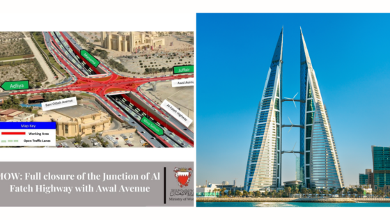 PSA: MOW Announces the Full Closure of Al Fateh Highway Junction for the Next 20 Days
