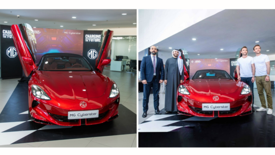 Cars of 2024! The MG Cyberster Touched Down with Style in Bahrain