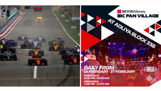 F1 Fan Village Is Back Tomorrow at Block 338 and You Need to Check It Out