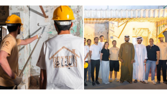 HH Sh Nasser Visits Students Renovating Homes of Less Fortunate Families in Muharraq