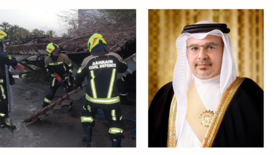 HRH Prince Salman Orders Compensation for People Affected by the Heavy Rain in Bahrain