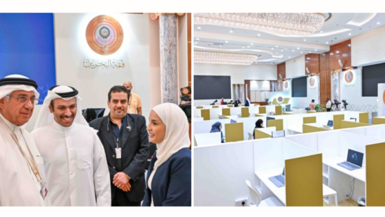 Bahrain’s Minister of Information Opens the Media Centre for the 33rd Arab Summit