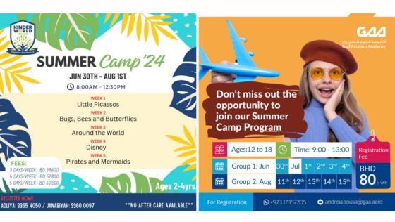 Make This Summer Unforgettable for Your Little Ones With These 5 Camps in Bahrain