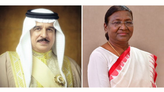 HM King Hamad Congratulates President Droupadi Murmu on Indian Independence Day