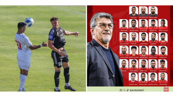 Bahrain Football Association Announced the National Team Squad for the Next World Cup