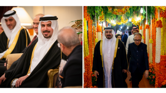 HH Sh Mohammed Visits Various Families in Bahrain to Celebrate Diwali