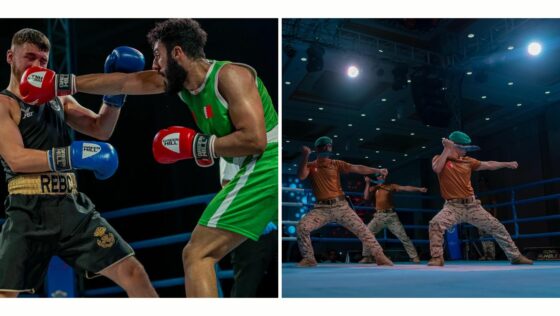 HH Sh Khaled Congratulates Bahraini Royal Guard on Winning Rumble Boxing Championship