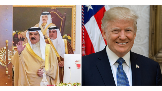 HM King Hamad & HRH Prince Salman Congratulate Donald Trump on His Inauguration as US President