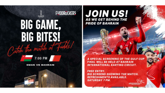 Go Team Bahrain! Here’s Where You Can Catch the Live Screening of the Gulf Cup Finals PT 2