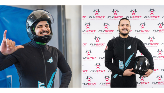 Bahrain’s Yousif Faisal Participates In Flyspot Polish Indoor Skydiving Championship
